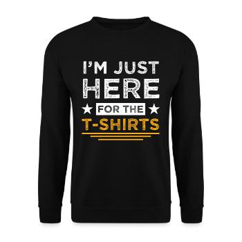 Marathon Tournament Athletics Athletes - Unisex Sweatshirt - black - Front - Alina (178cm) & Michal (187cm)