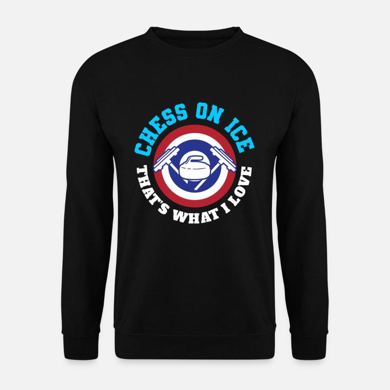 Curling - Unisex Pullover - Schwarz