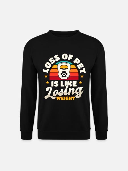 Fitness Dog Exercise - Unisex Sweatshirt - black