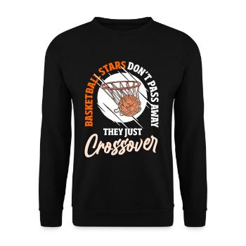 Entraîneurs de basket-ball - Sweat-shirt Unisexe - noir - Devant - Alina (178cm) & Michal (187cm)