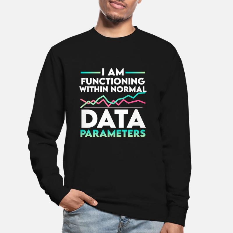 Paramètres US Flag Computer Data Scientist Sweat-shirt Unisexe