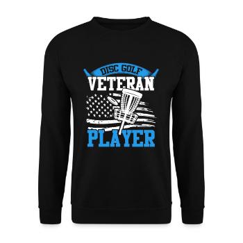 Golf Disc Golfing Liebhaber - Unisex Pullover - Schwarz - Vorne - Alina (178cm) & Michal (187cm)