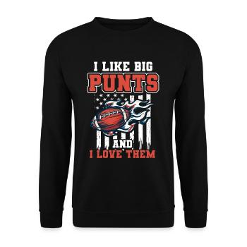 Football d’équipe - Sweat-shirt Unisexe - noir - Devant - Alina (178cm) & Michal (187cm)