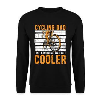 Mountainbiking Rennrad Radfahrer Pedal - Unisex Pullover - Schwarz - Vorne - Alina (178cm) & Michal (187cm)