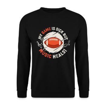 Football - Sweat-shirt Unisexe - noir - Devant - Alina (178cm) & Michal (187cm)