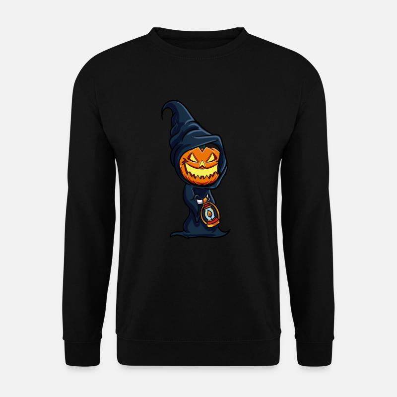 Mystical Witch Pumpkin Halloween - Unisex Sweatshirt - black