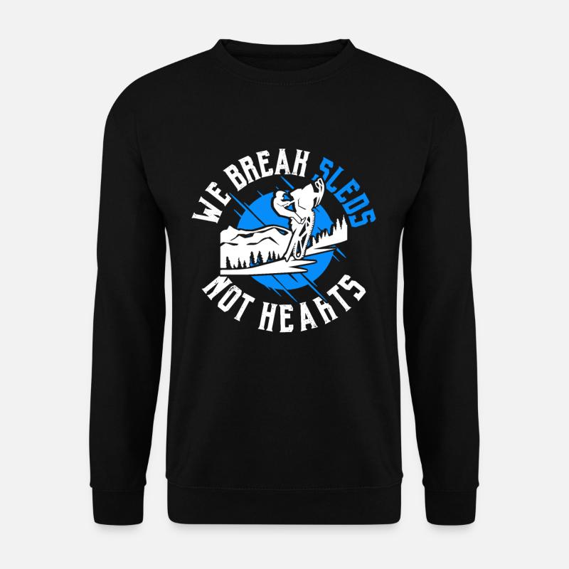 Winter Adventure Snowmobiling Snowmobiling - Unisex Sweatshirt - black