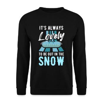 Sports de glissade sur tube - Sweat-shirt Unisexe - noir - Devant - Alina (178cm) & Michal (187cm)