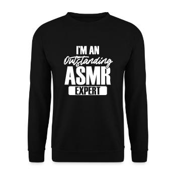 Expert ASMR en thérapie de réponse - Sweat-shirt Unisexe - noir - Devant - Alina (178cm) & Michal (187cm)