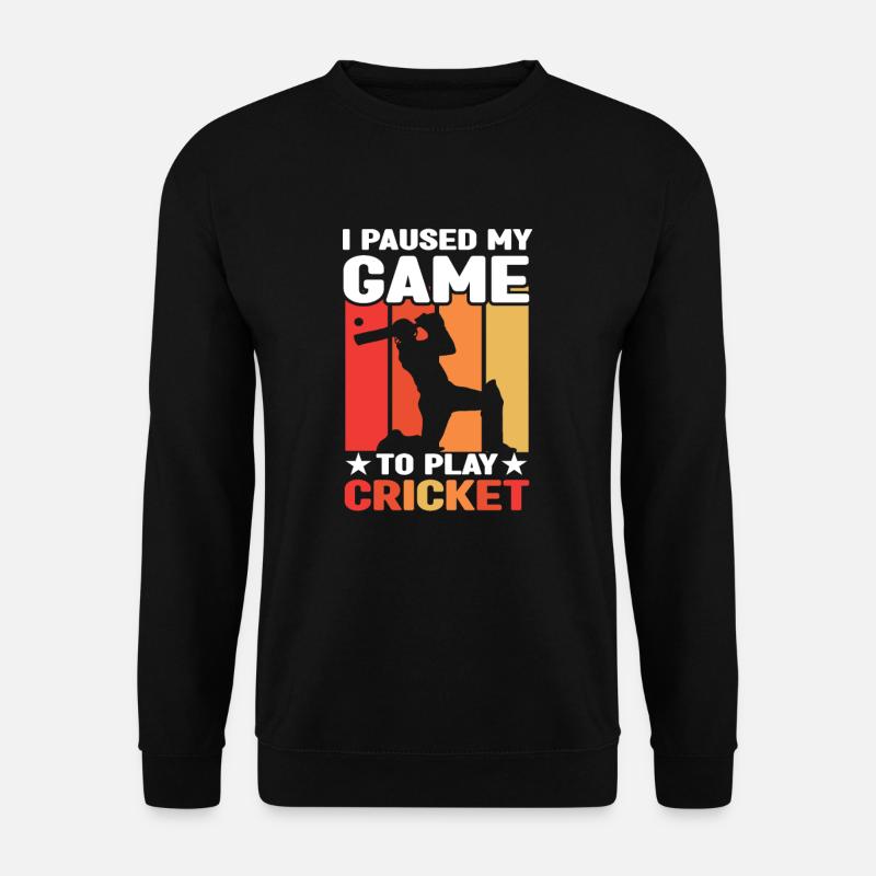 Cricket Pitcher - Unisex Pullover - Schwarz