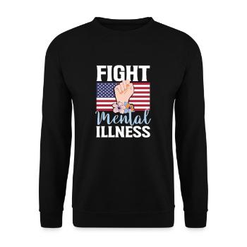 Brain Disease Counseling Consultant - Unisex Sweatshirt - black - Front - Alina (178cm) & Michal (187cm)