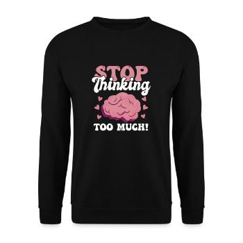 StigmaTe thérapeute des maladies du cerveau humain - Sweat-shirt Unisexe - noir - Devant - Alina (178cm) & Michal (187cm)