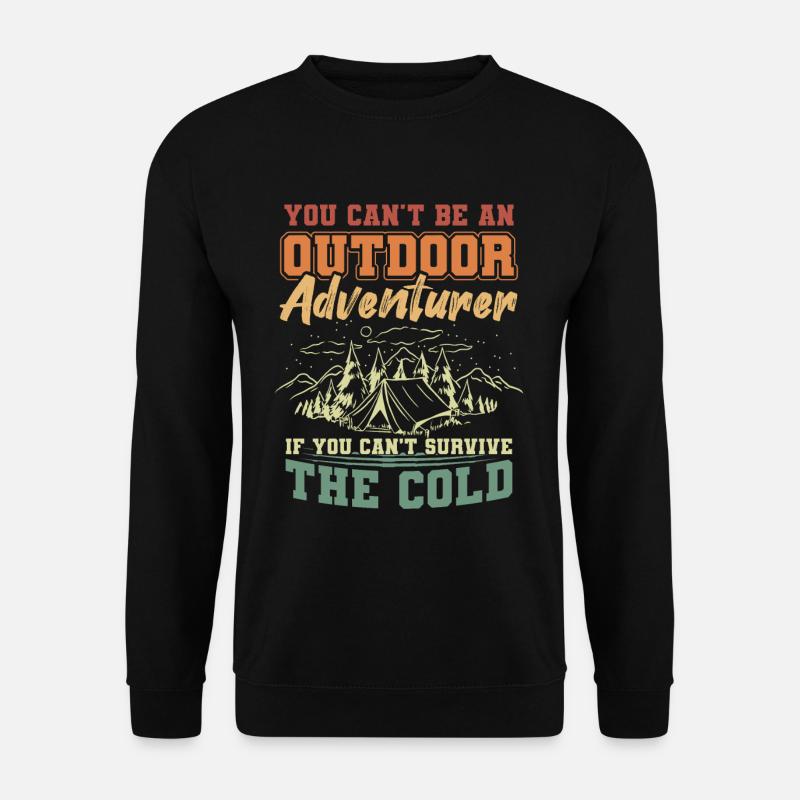 Cooling Survive Cold Adventurers - Unisex Sweatshirt - black