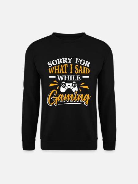 Computerspiele Videospiel Fans Gamer - Unisex Pullover - Schwarz