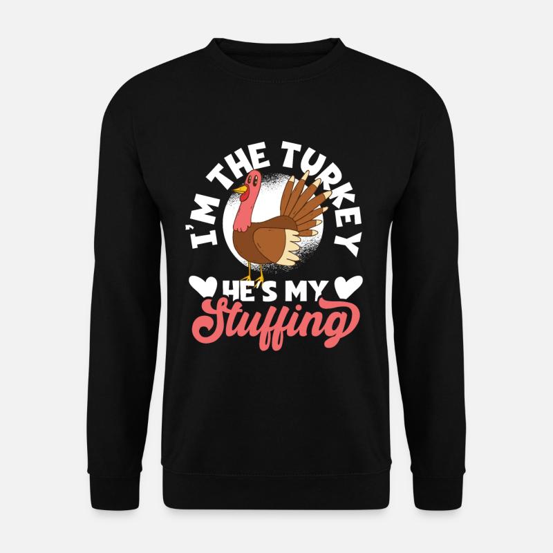 Stuff Valentine's Day Couple - Unisex Sweatshirt - black