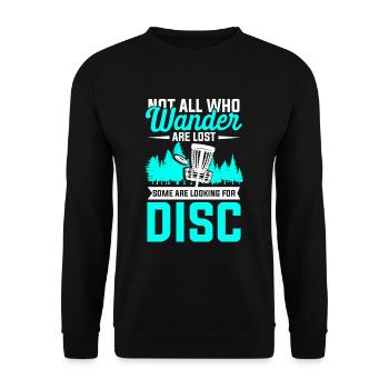Frisbee Tree Basket Chain Golfeur Golfeur - Sweat-shirt Unisexe - noir - Devant - Alina (178cm) & Michal (187cm)