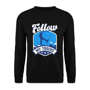 Ski de randonnée Ski Skieurs - Sweat-shirt Unisexe - noir - Devant - Alina (178cm) & Michal (187cm)