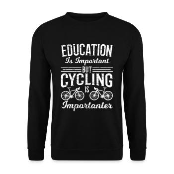 Vélo de route Vélo Cyclisme VTT - Sweat-shirt Unisexe - noir - Devant - Alina (178cm) & Michal (187cm)