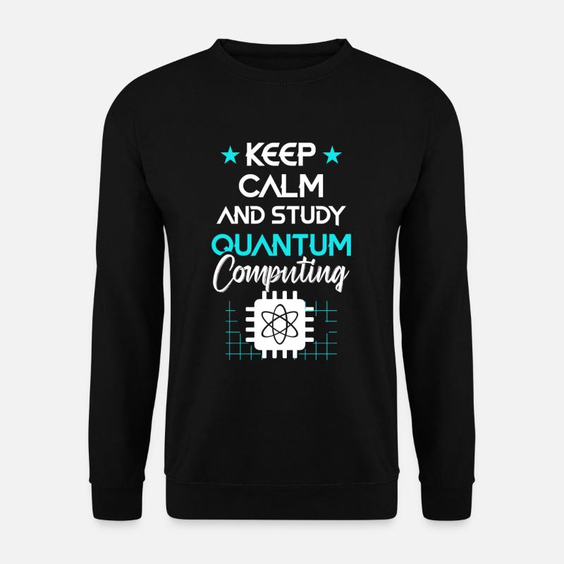 Quantencomputer Quantenmechanik - Unisex Pullover - Schwarz