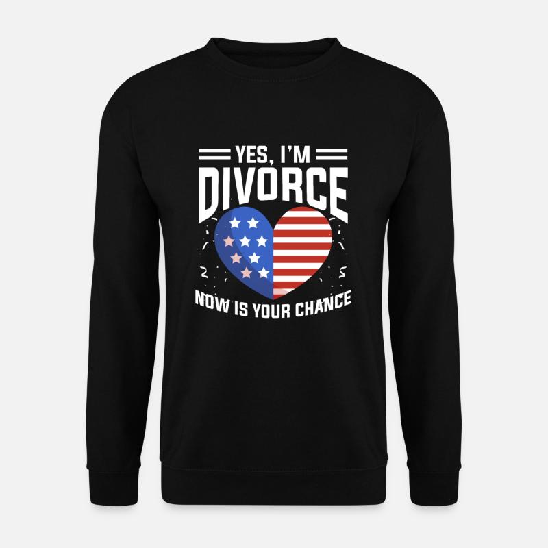 Scheidung Ehekrise - Unisex Pullover - Schwarz
