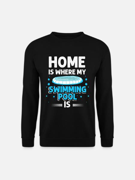 Schwimmer Sport Schwimmen - Unisex Pullover - Schwarz