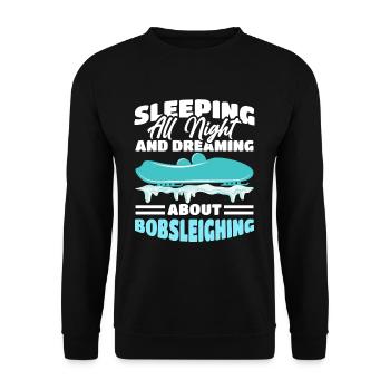 Bob Sledge - Unisex Sweatshirt - black - Front - Alina (178cm) & Michal (187cm)
