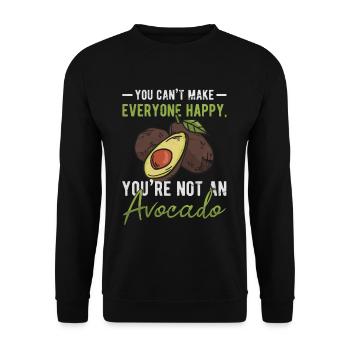 Guacamole Vegan Cinco De Mayo Mexican - Unisex Sweatshirt - black - Front - Alina (178cm) & Michal (187cm)
