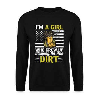 Amateurs de musique folklorique du Sud-Ouest - Sweat-shirt Unisexe - noir - Devant - Alina (178cm) & Michal (187cm)