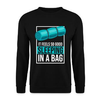 Nature Randonnée Plein air Camping Artiste de la vie - Sweat-shirt Unisexe - noir - Devant - Alina (178cm) & Michal (187cm)