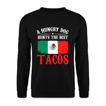 de Mayo Fiesta Pet Mexiko Mexikanischer Hundeliebh - Unisex Pullover - Schwarz - Vorne - Alina (178cm) & Michal (187cm)