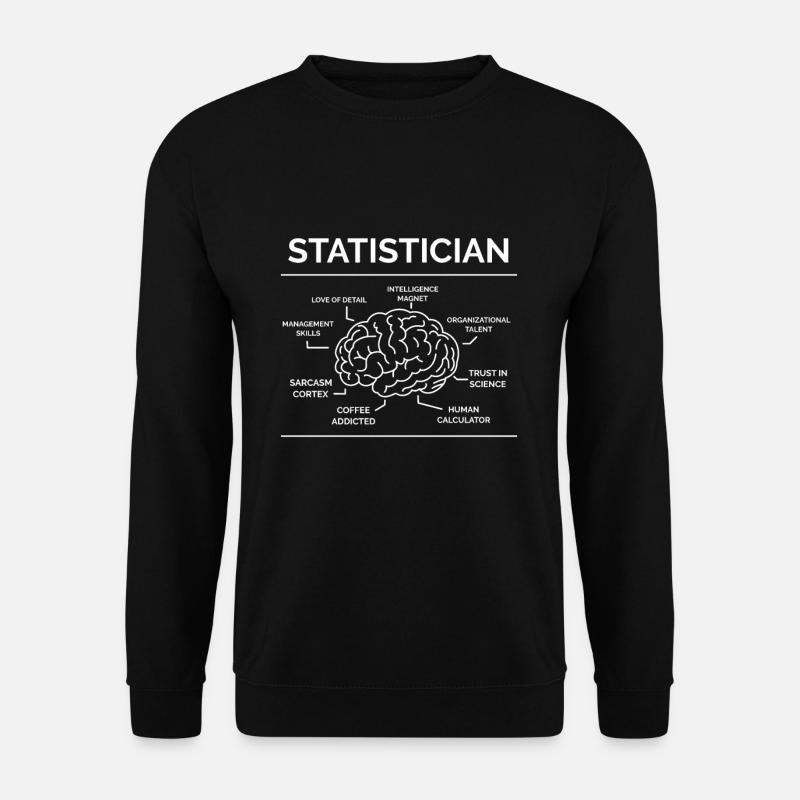 Statistiker - Unisex Pullover - Schwarz
