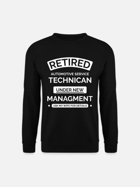Kfz-Servicetechniker im Ruhestand - Unisex Pullover - Schwarz