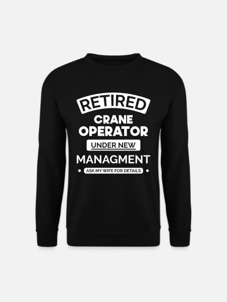 Crain Operator im Ruhestand - Unisex Pullover - Schwarz