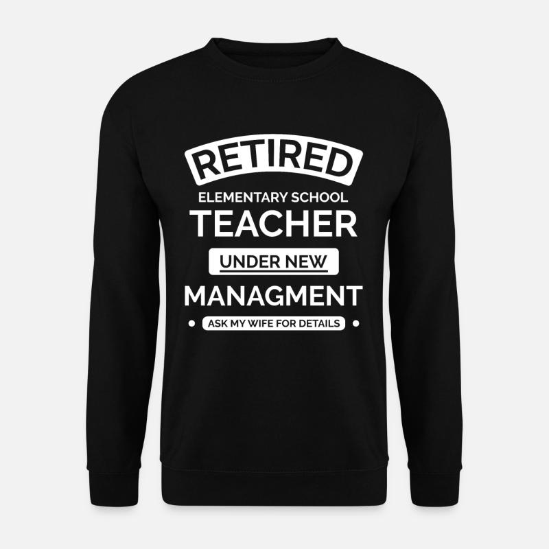 Enseignants retraités du primaire - Sweat-shirt Unisexe - noir