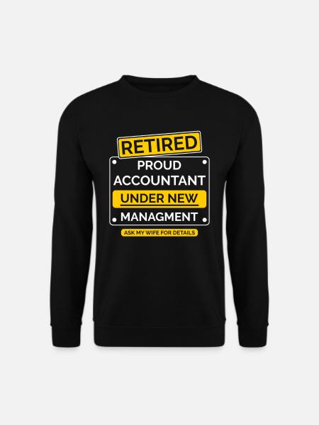Accountant Retirement Pension - Unisex Sweatshirt - black
