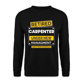 Zimmermann Retirement - Unisex Sweatshirt - black - Front - Alina (178cm) & Michal (187cm)