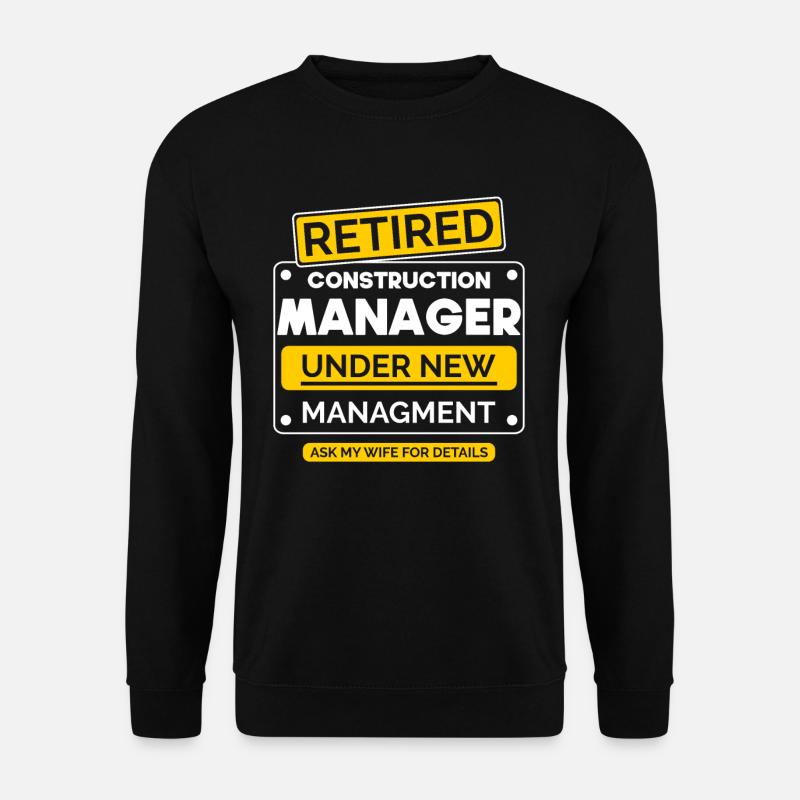 Bauleiter Ruhestand - Unisex Pullover - Schwarz