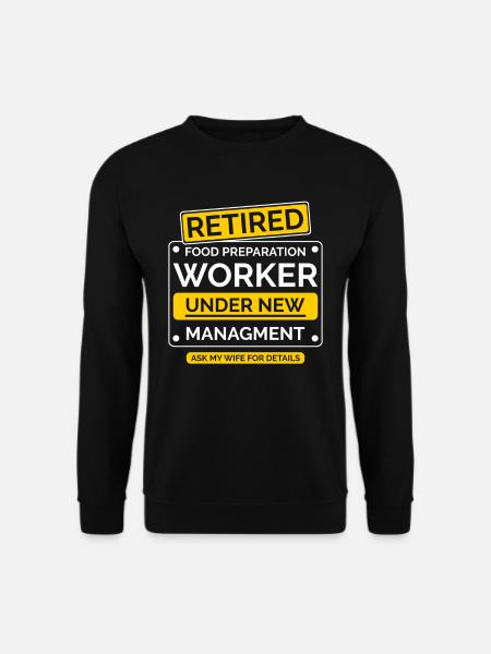 Baustelle Arbeiter Ruhestand - Unisex Pullover - Schwarz