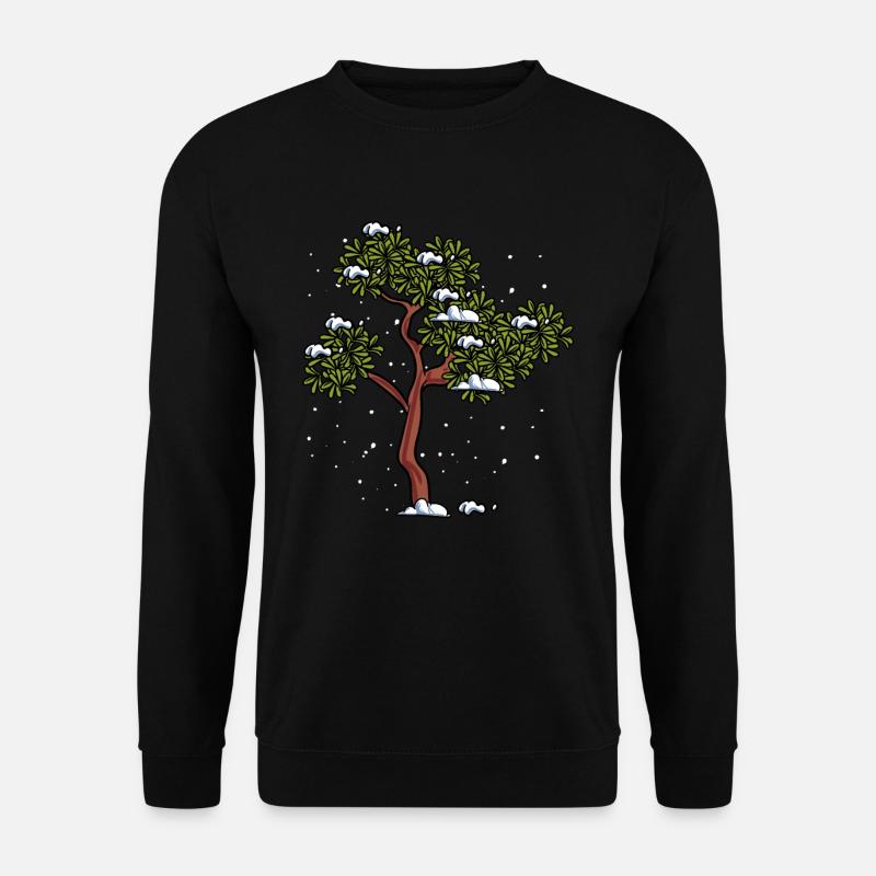 Chestnut tree tree forest - Unisex Sweatshirt - black