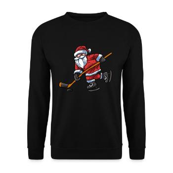 Ice hockey - Unisex Sweatshirt - black - Front - Alina (178cm) & Michal (187cm)