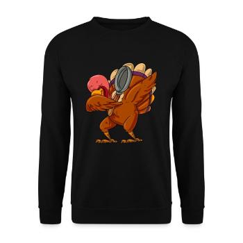Turkey - Unisex Sweatshirt - black - Front - Alina (178cm) & Michal (187cm)