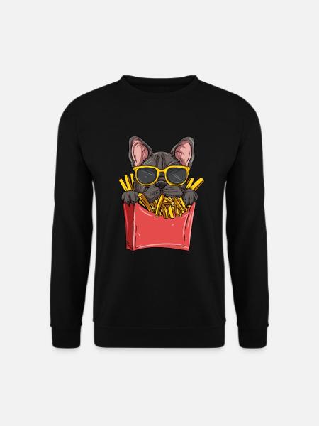 Französische Bulldogge - Unisex Pullover - Schwarz
