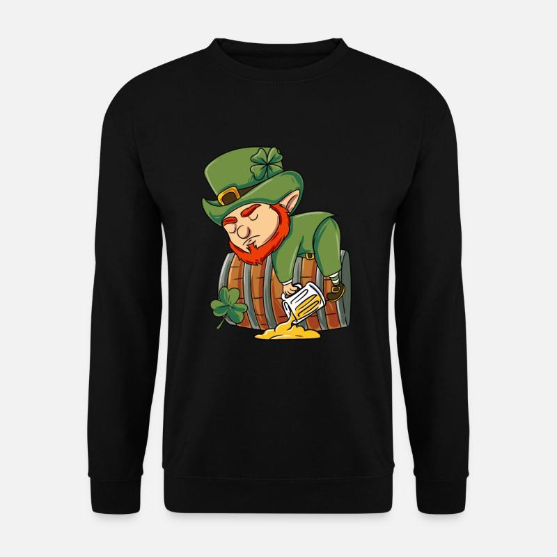 Irish Leprechaun - Unisex Sweatshirt - black