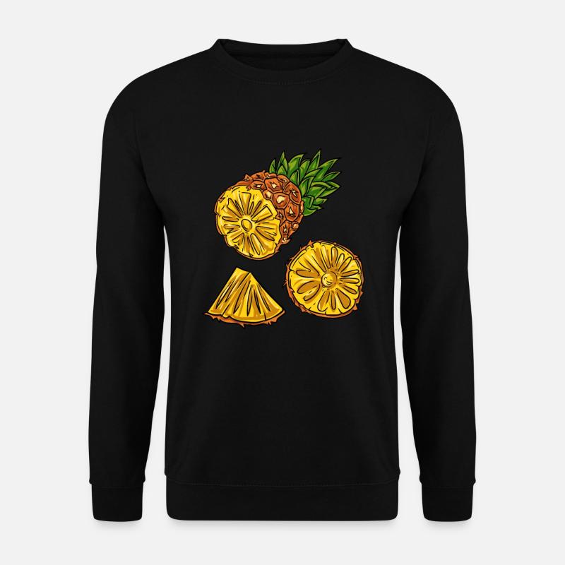 Ananas Frucht - Unisex Pullover - Schwarz