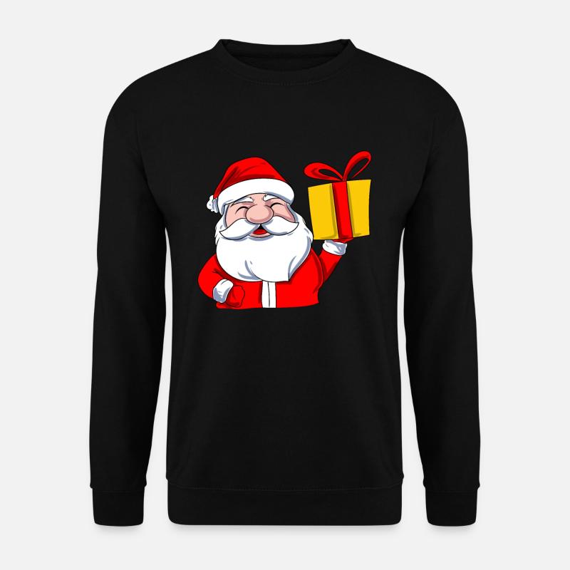 Xmas Weihnachtsmann - Unisex Pullover - Schwarz