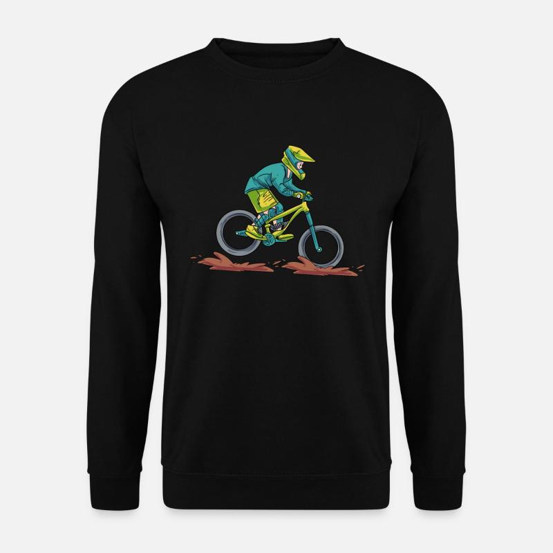 Mountainbike MTB - Unisex Pullover - Schwarz