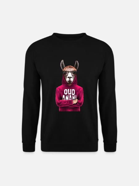 Lama Alpaga - Sweat-shirt Unisexe - noir