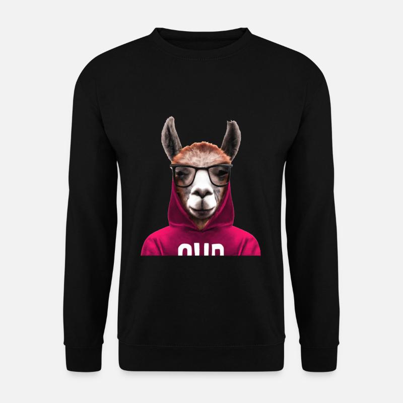 Lama - Unisex Sweatshirt - black