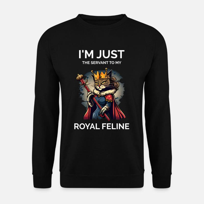 Fier propriétaire de chat - Sweat-shirt Unisexe - noir