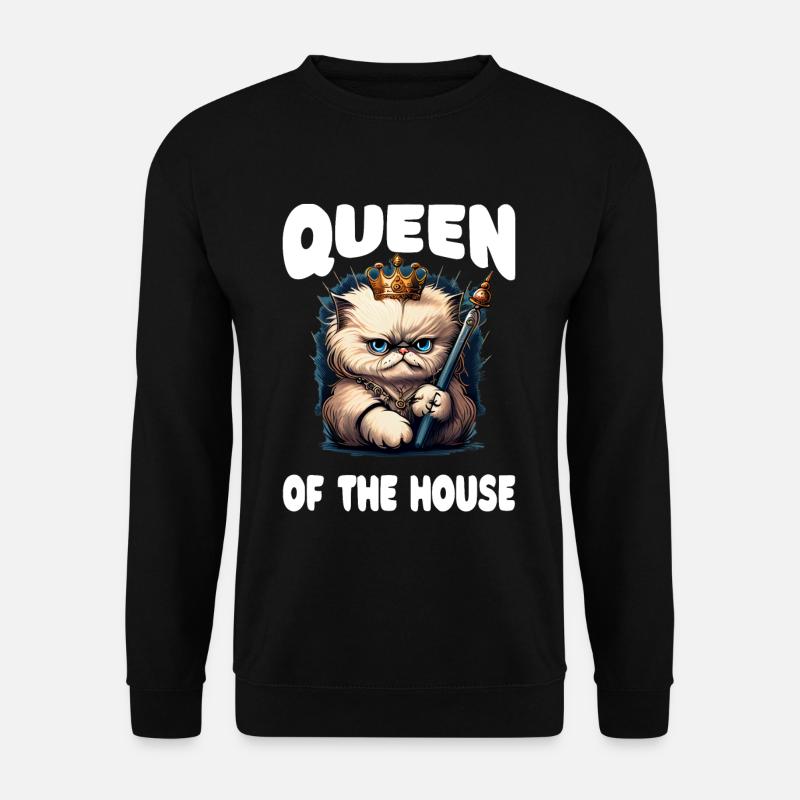 Sarcastic Cat - Unisex Sweatshirt - black